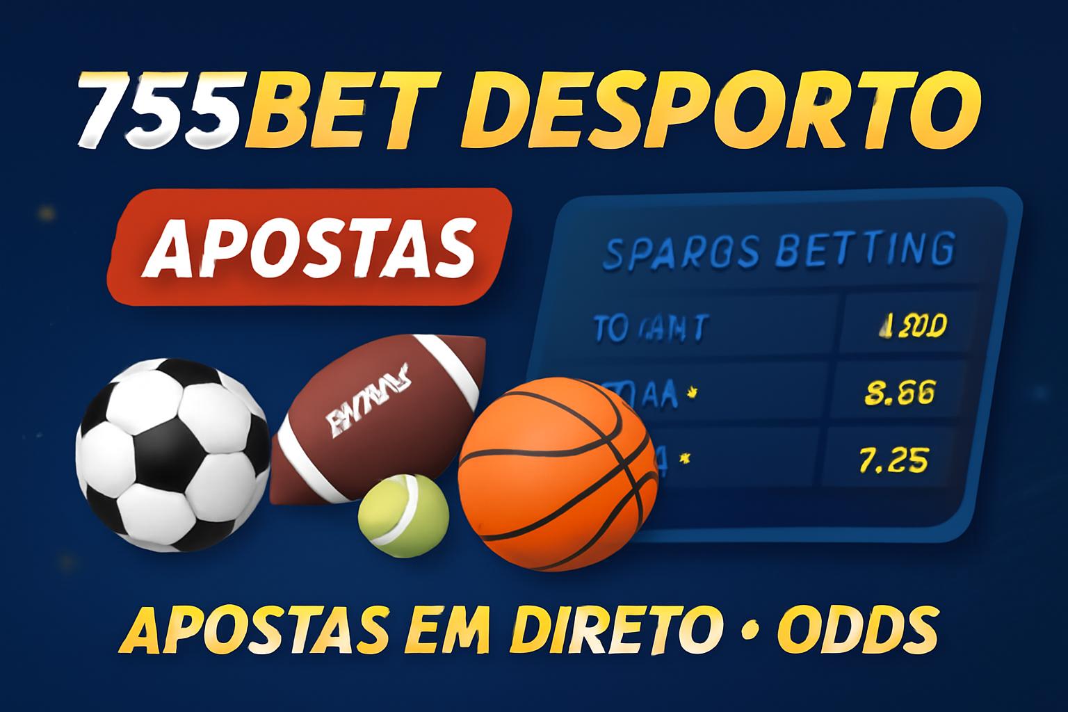 Aposte em apostas esportivas no cassino online 755BET
